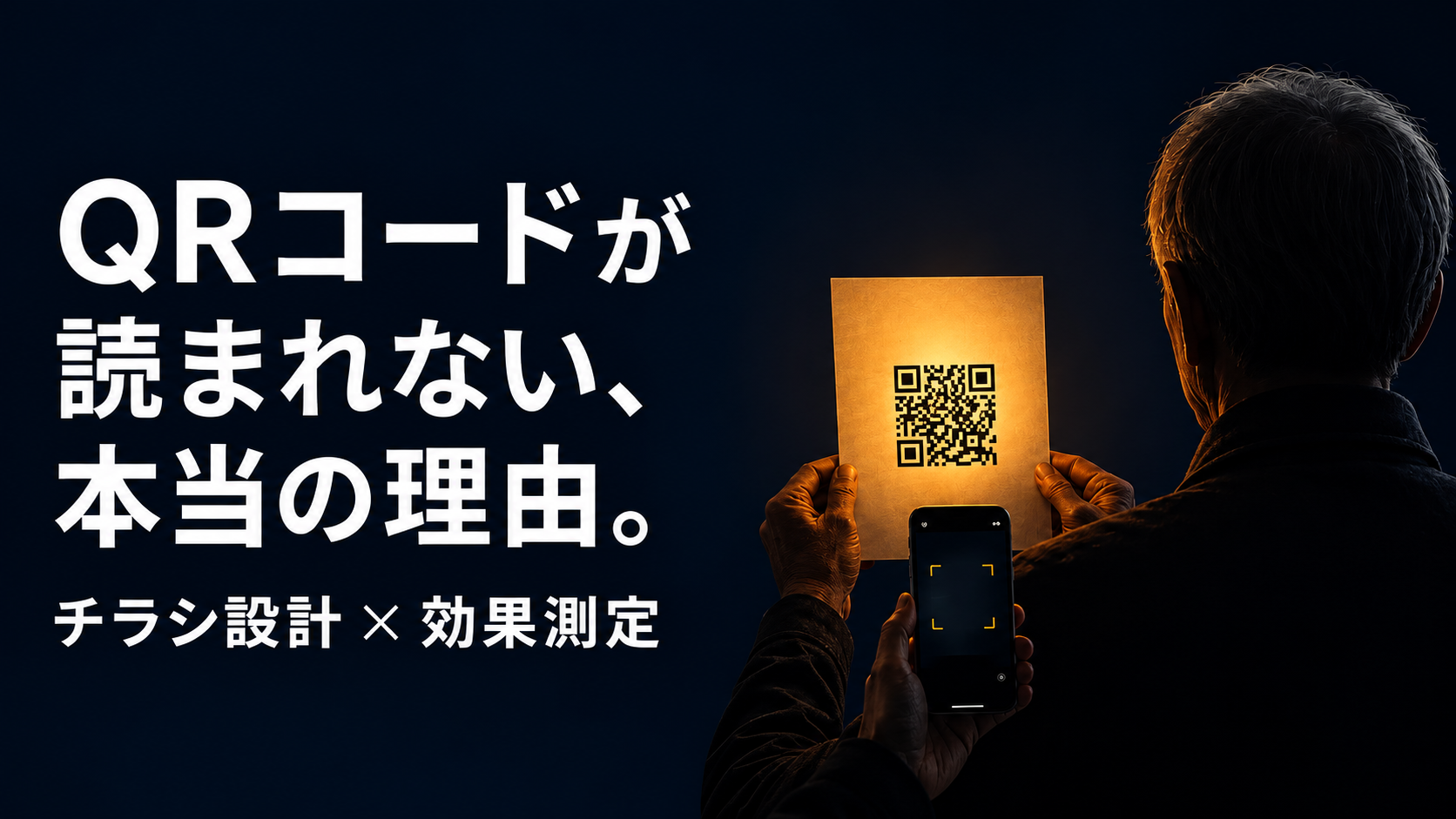 QRコードが読まれない、本当の理由　チラシ統計×効果測定